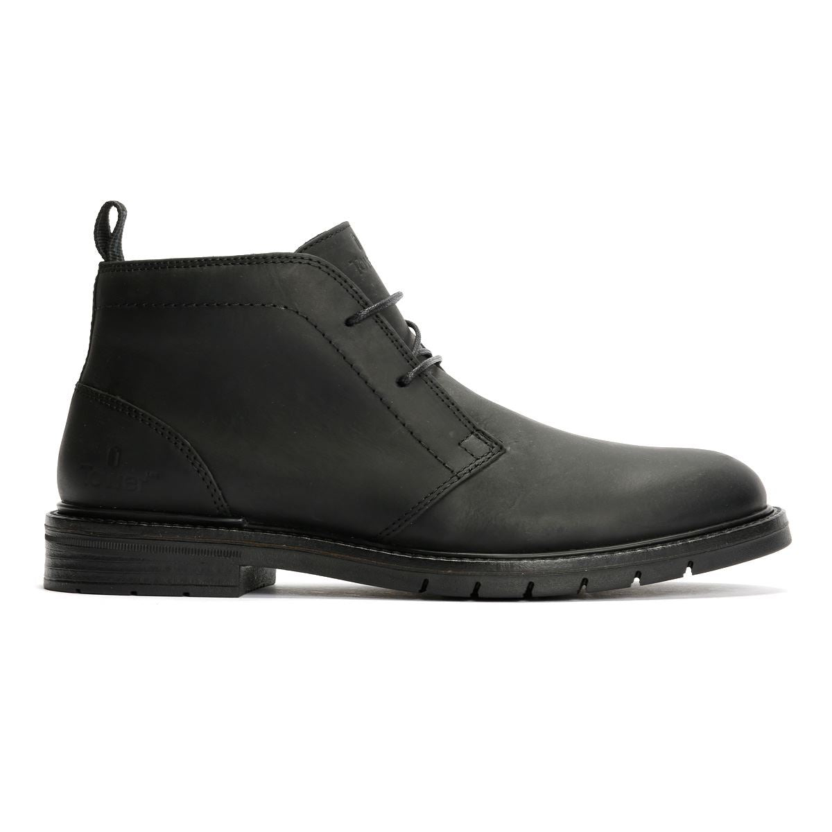 Tower London Armour Chukka Lace Leder Herren Schwarze Stiefel