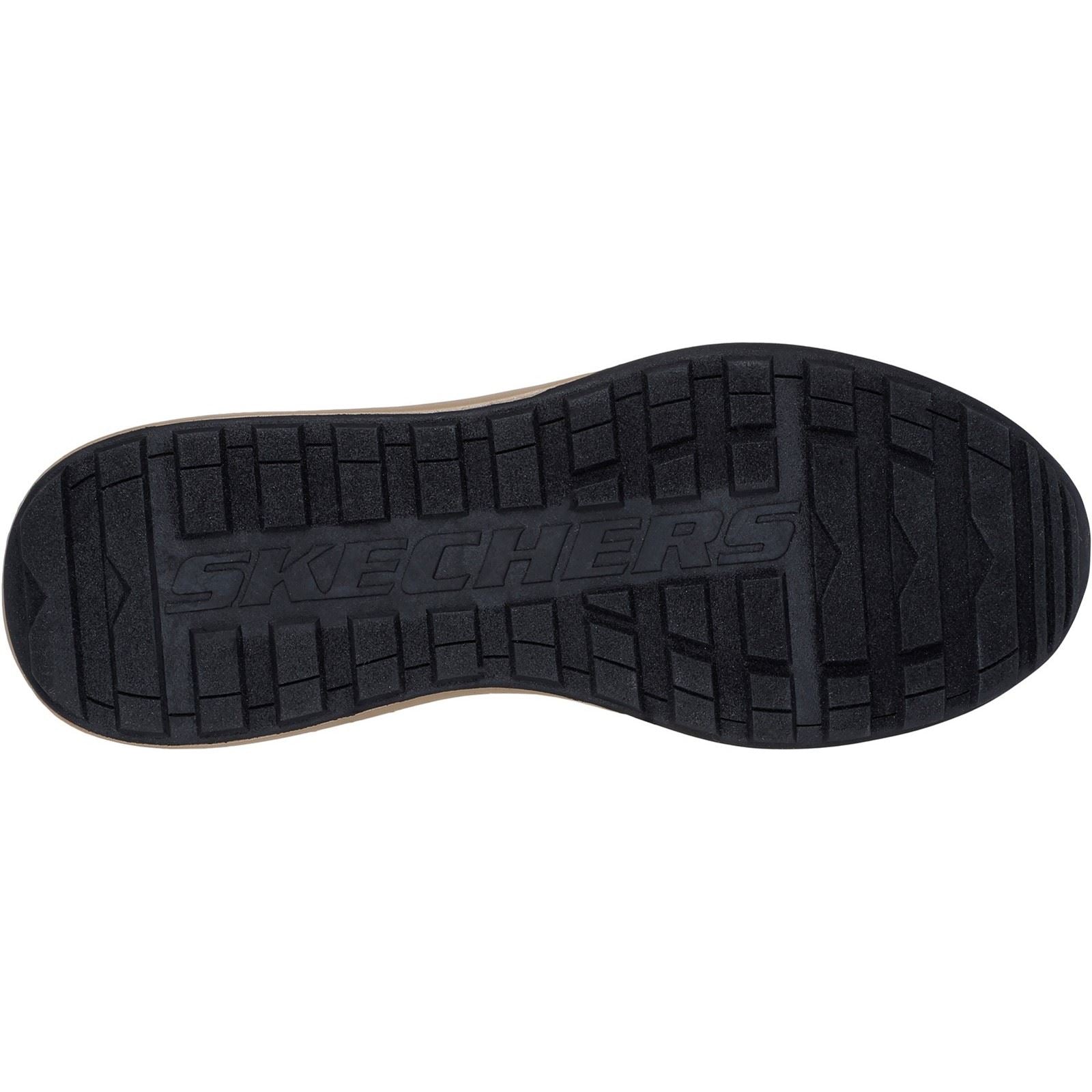 Skechers Netson Gander Synthetik Herren Braun Schnürschuhe