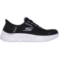 Skechers Go Walk Flex Clear Creek Damen-Sneaker In Schwarz/Mauve