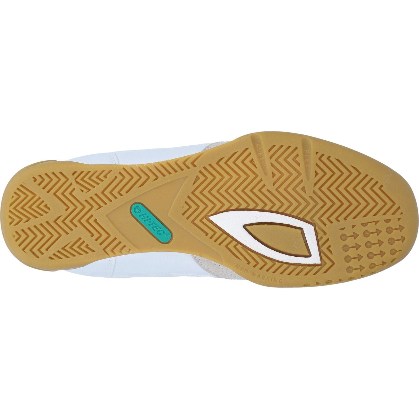 Hi-Tec Squash Turnschuhe Squash Sneaker Aus Textil/Leder In Weiß