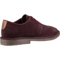 Hush Puppies Scout Wildleder Herren Bordeaux Schnürschuhe