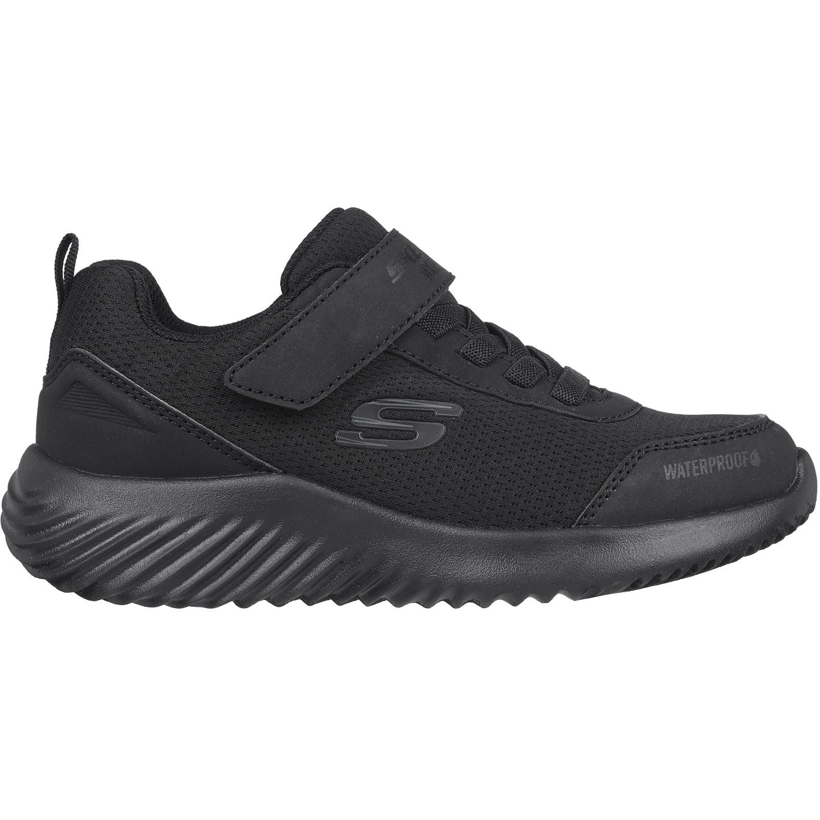Skechers Bounder Dripper Drop Polyurethan Jungen Schwarze Sneaker