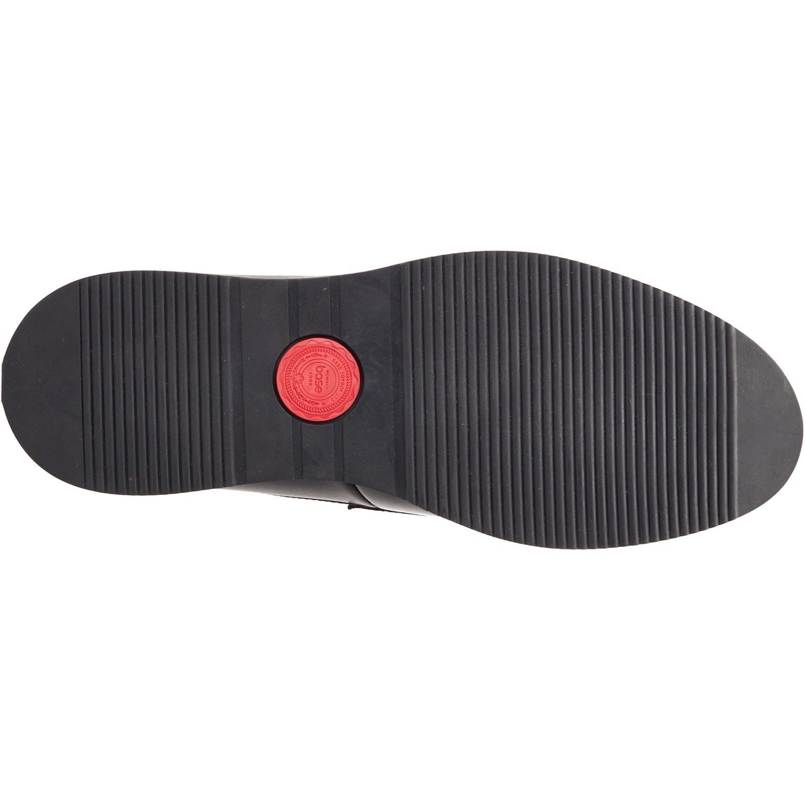 Base London Sid Herren Slipper Aus Schwarz-Weißem Leder