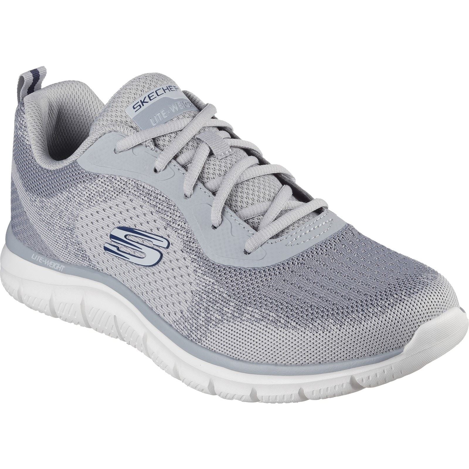 Skechers Track Glendor Herren Sneaker Aus Grauem Synthetik