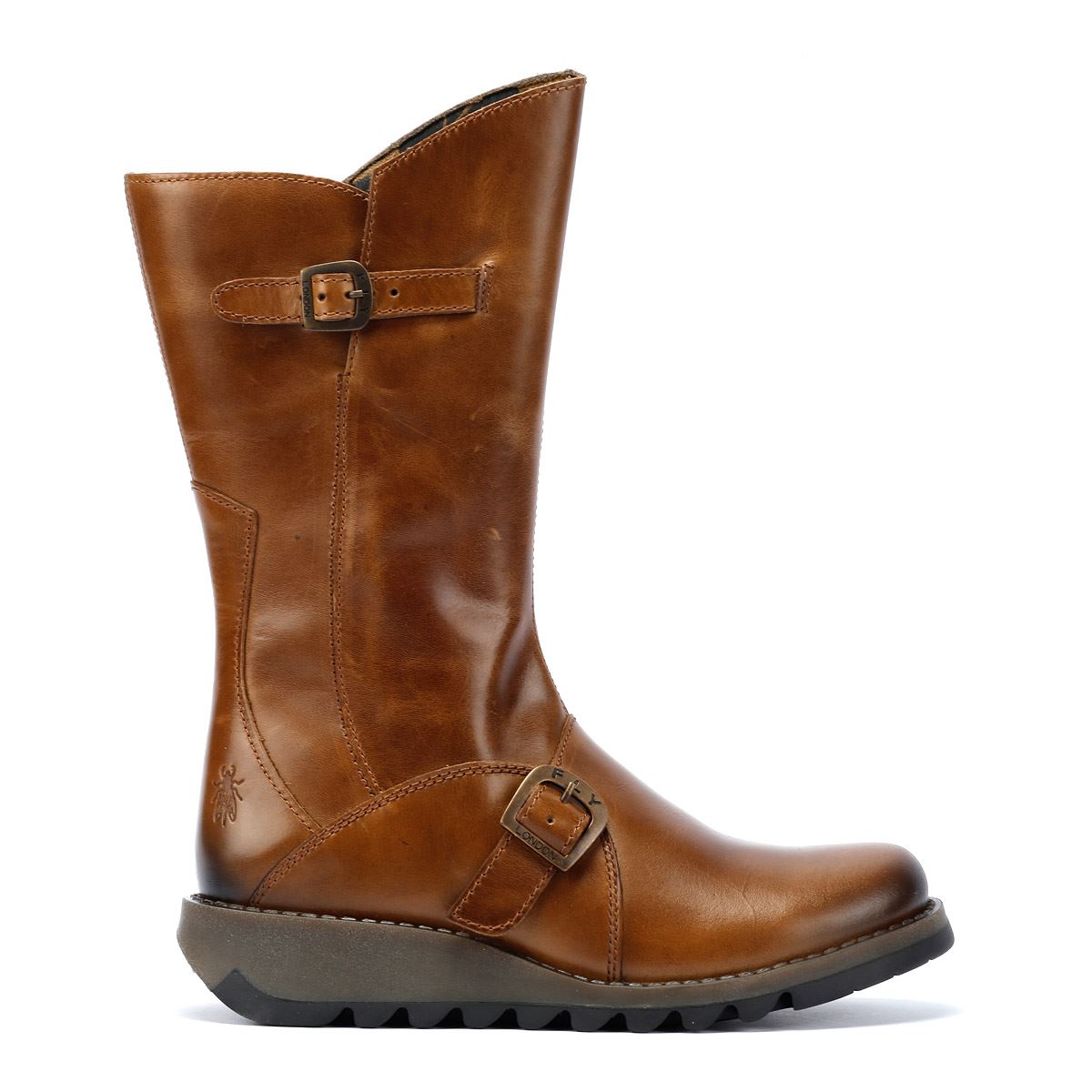 Fly London Mes 2 Damenstiefel Aus Braunem Leder
