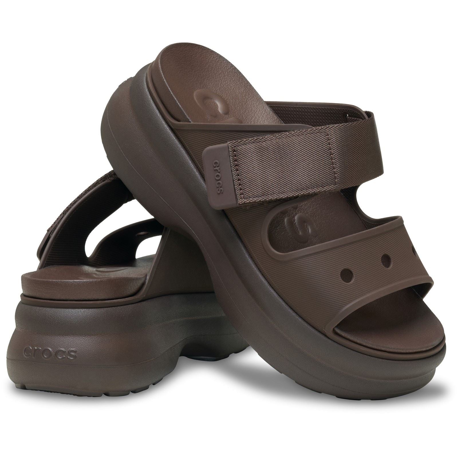 Crocs Soho Two Strap Eva Damen Kaffee Sandalen