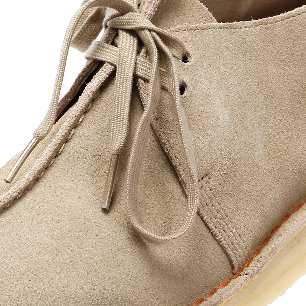 Clarks Originals Desert Trek Wildleder Herren Schnürschuhe In Beige