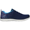 Skechers Virtue Textile Damen Sneaker In Marineblau/Blau