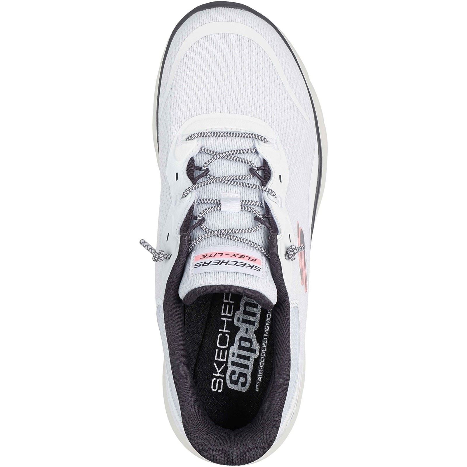 Skechers Flex Appeal 5.0 Easy Breezy Textile Damen Sneakers In Weiß/Multi