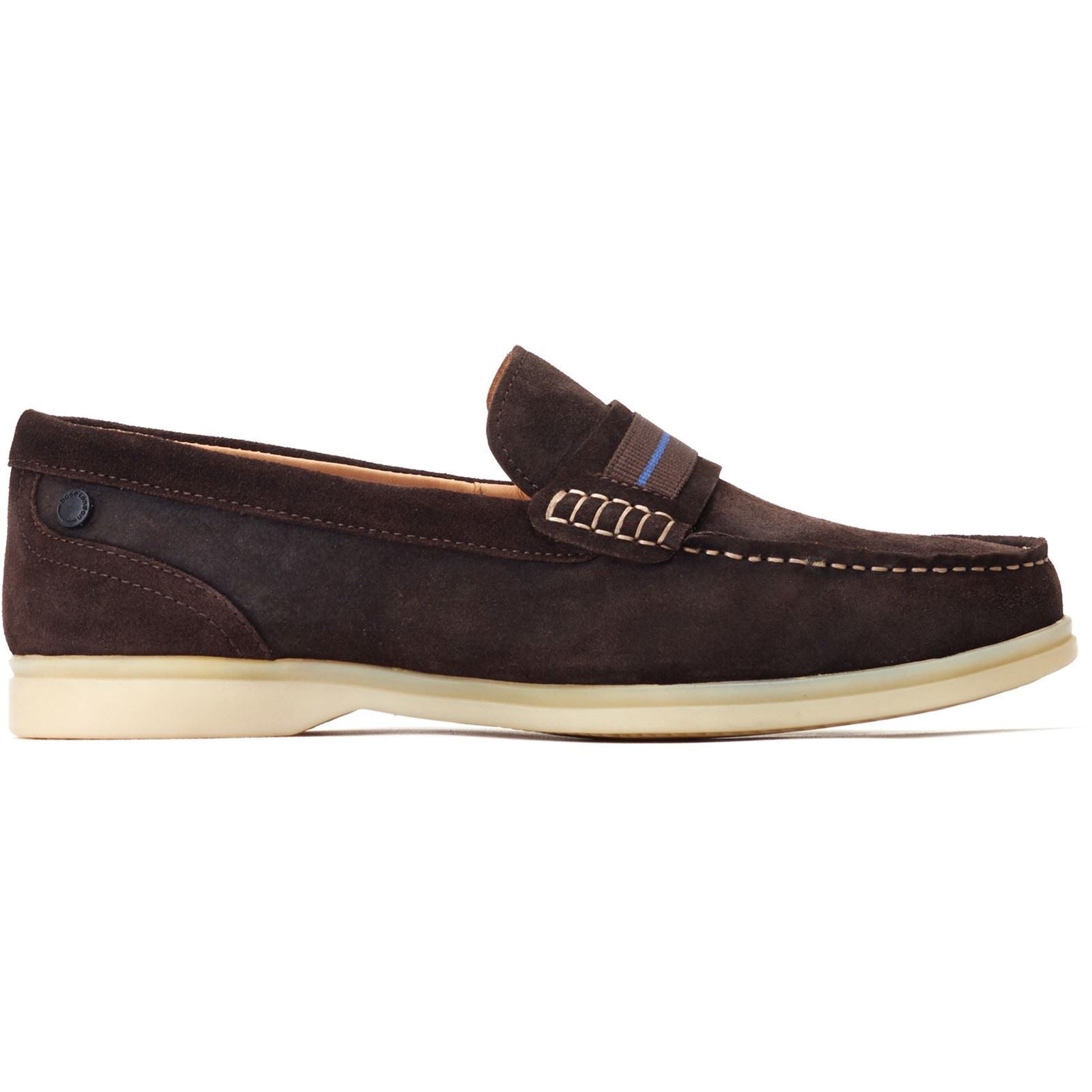 Base London Drum Herrenschuhe Aus Gebranntem Braunem Leder
