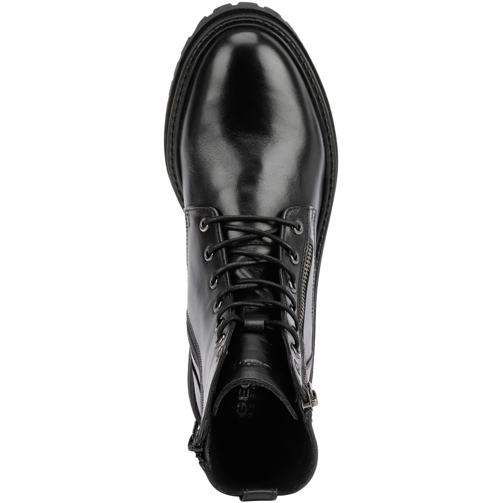 Geox D Iridea F Damen Schwarze Stiefel