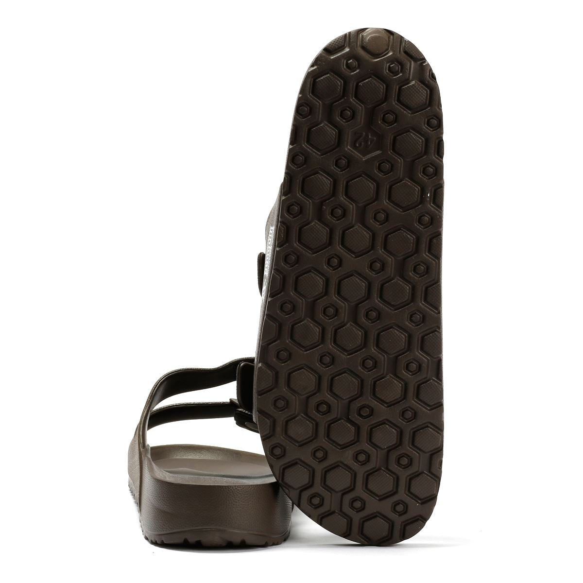 Penguin Eden Herren Braune Sandalen