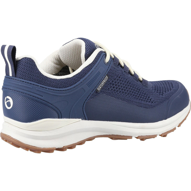 Cotswold Compton Recyceltes Kunststoff Synthetik Pu Damensneaker In Marineblau