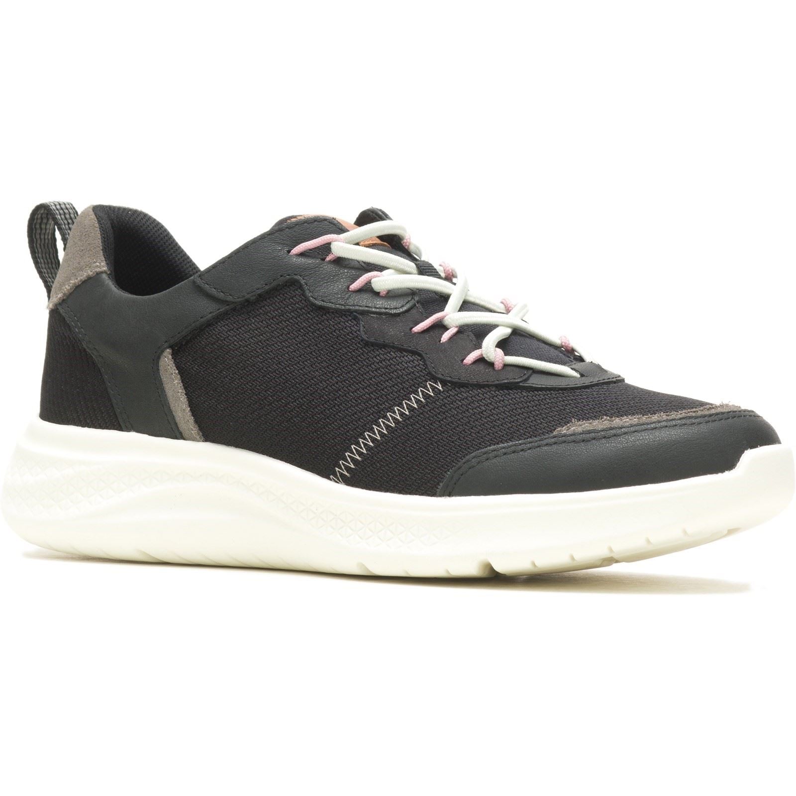 Hush Puppies Elevate Bungee Damen-Sneaker Aus Schwarzem Leder