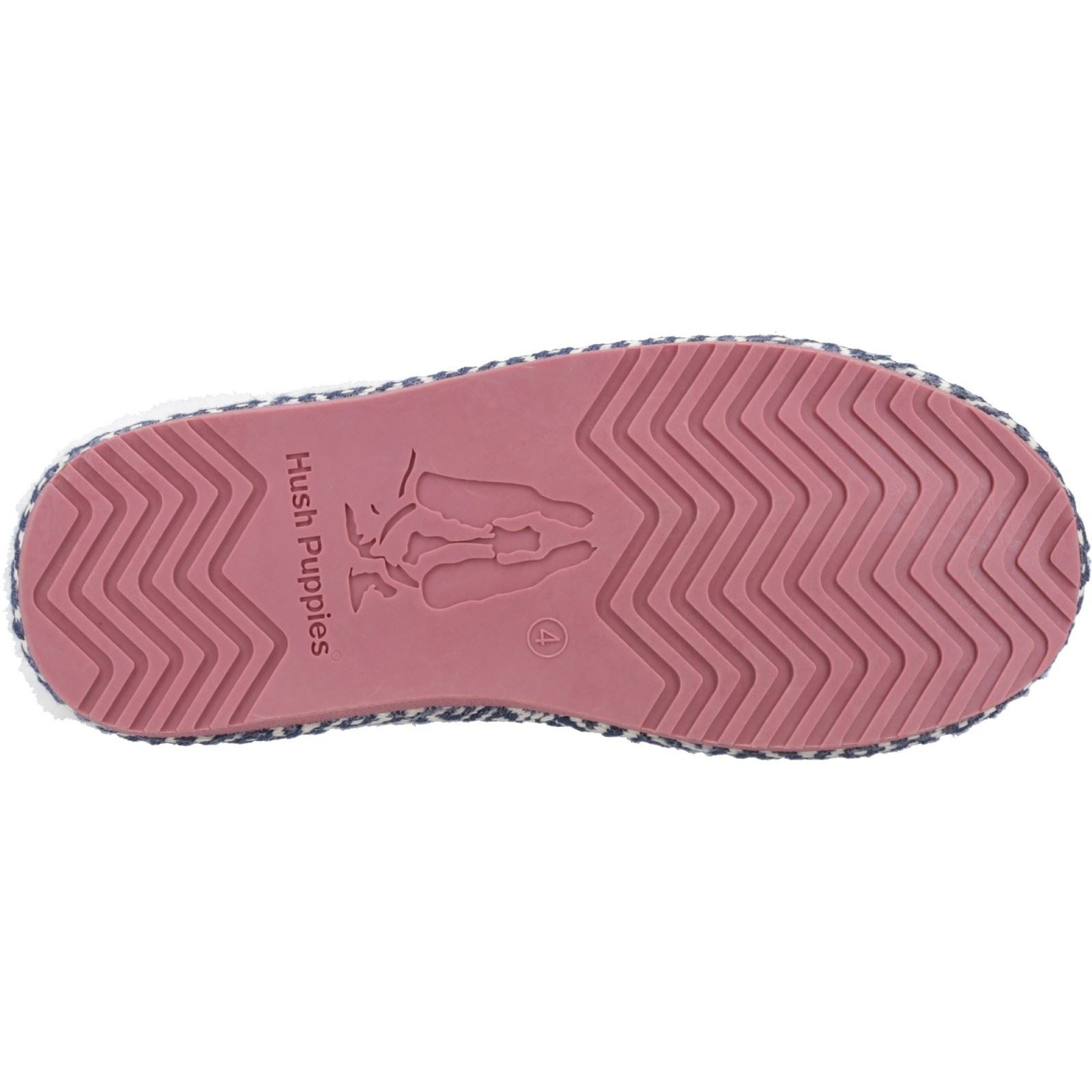 Hush Puppies Amara Wildleder Damen Hausschuhe In Marineblau