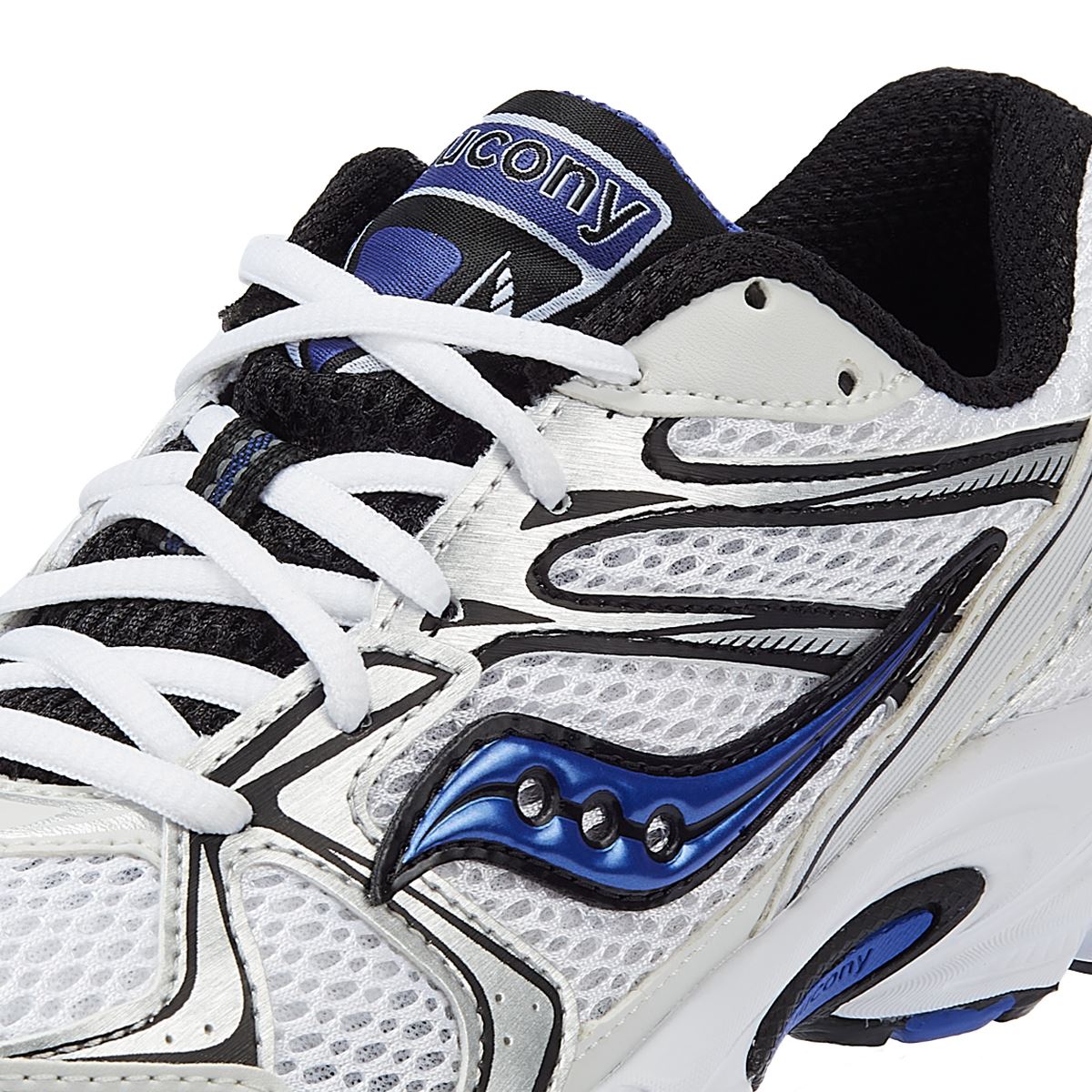 Saucony Ride Millenium Weiß/Blaue Turnschuhe