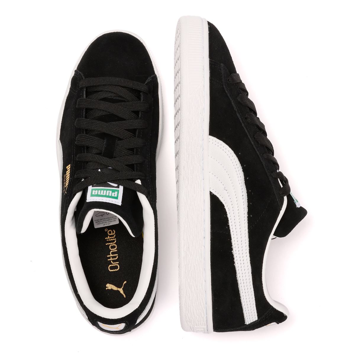Puma Suede Classic Wildleder Schwarze Sneaker