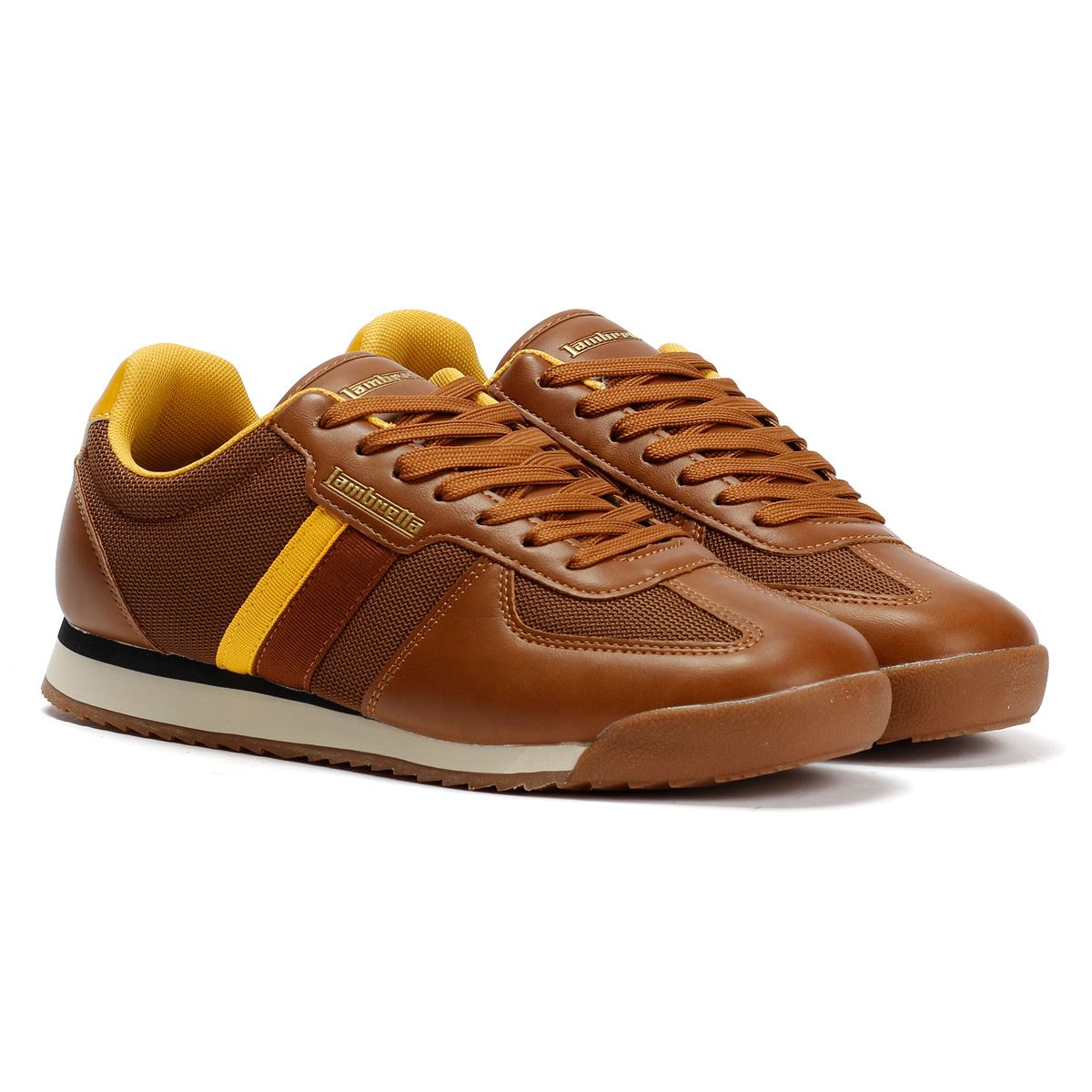 Lambretta Diego Herren Braune Sneakers