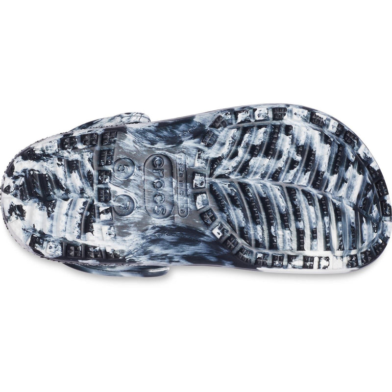 Crocs Marble Thermoplastische Weiße/Schwarze Clogs