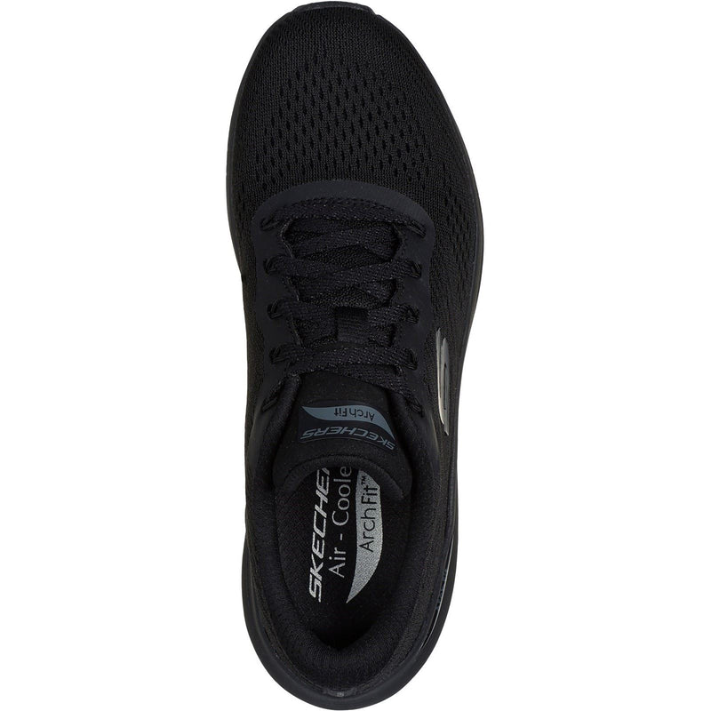Skechers Arch Fit 2.0 - Big League Textile Damen-Sneaker In Schwarz