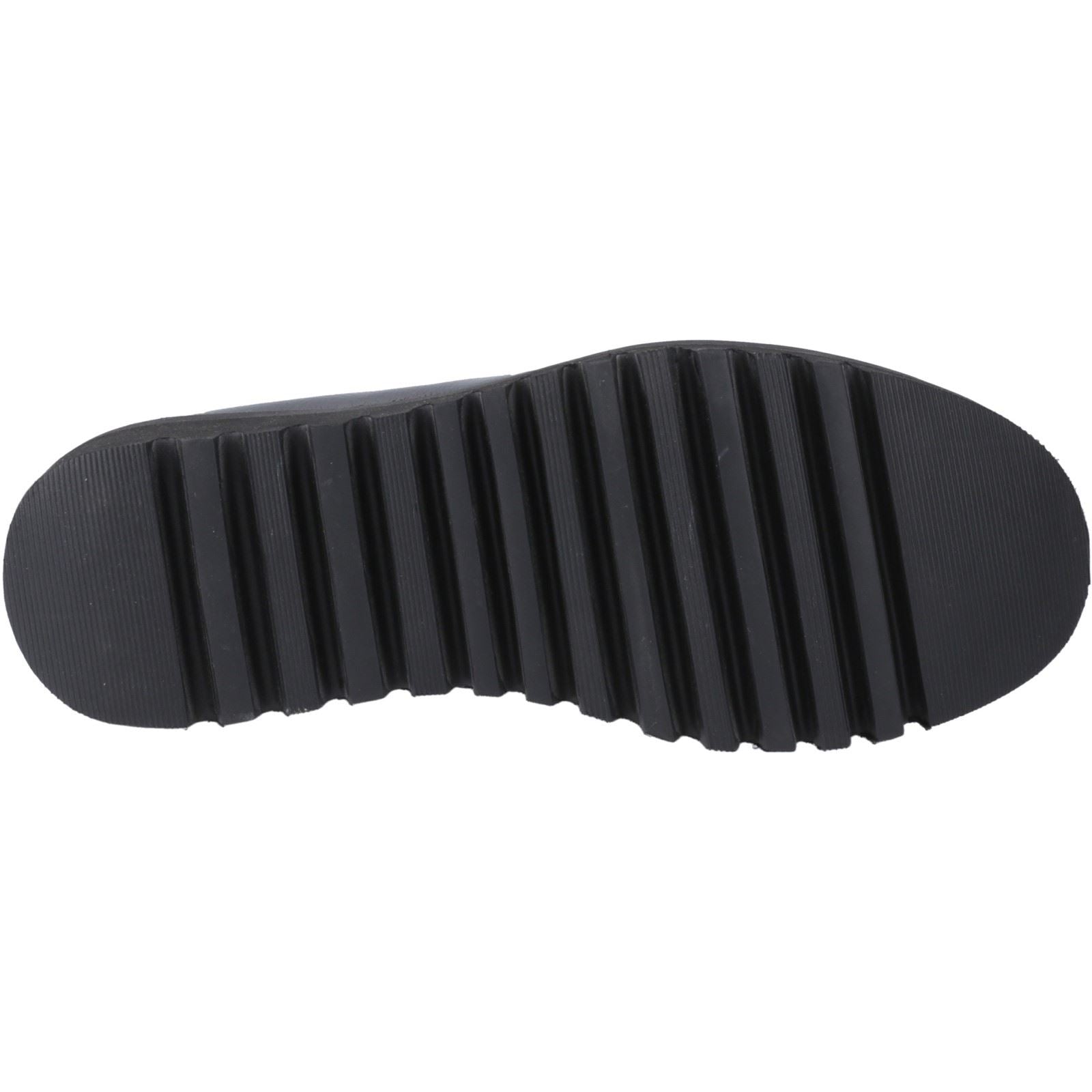 Hush Puppies Francis Loafer Patent Mädchenschwarze Slipper Aus Leder