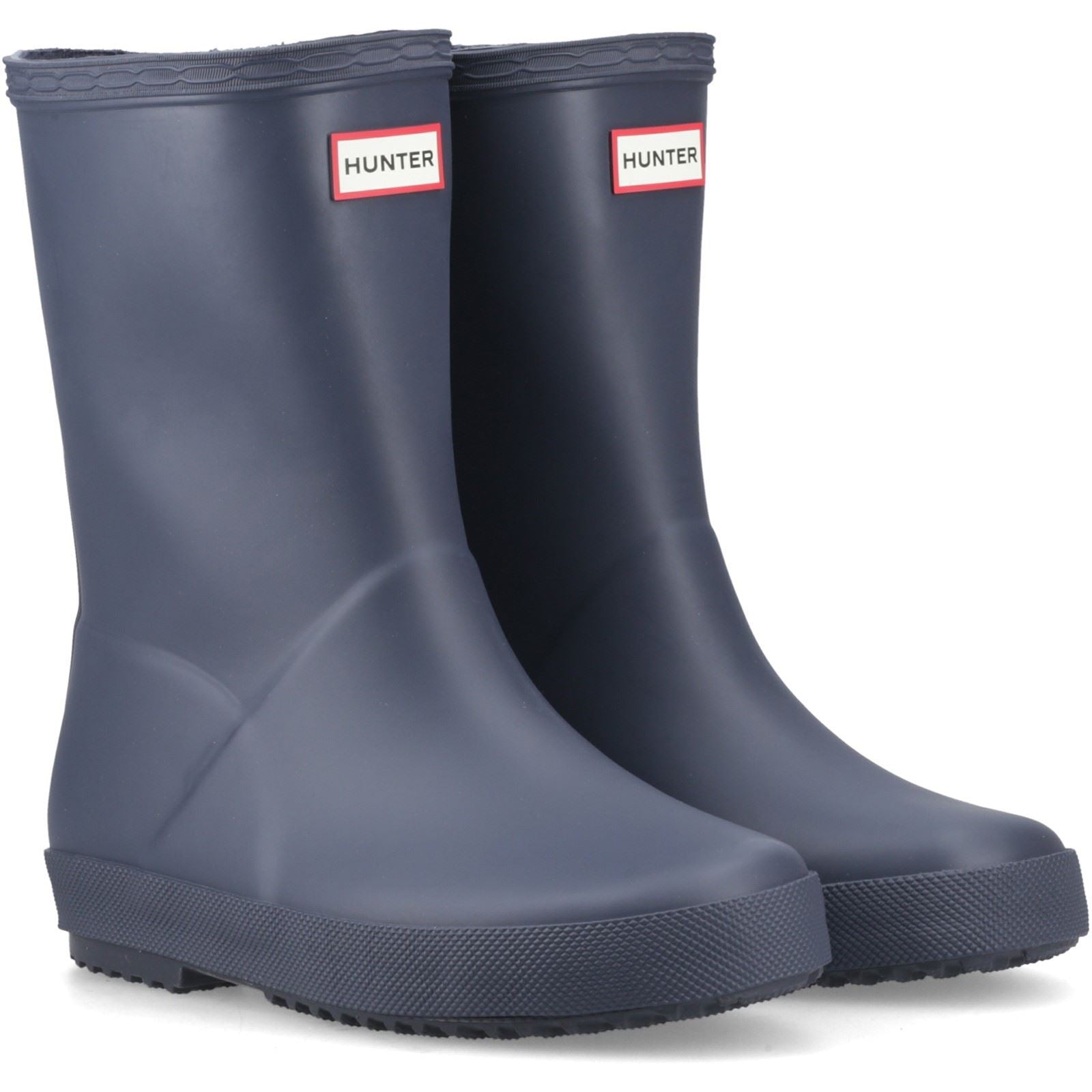 Hunter Kids First (Matte) Gummistiefel Für Kinder In Marineblau Unisex