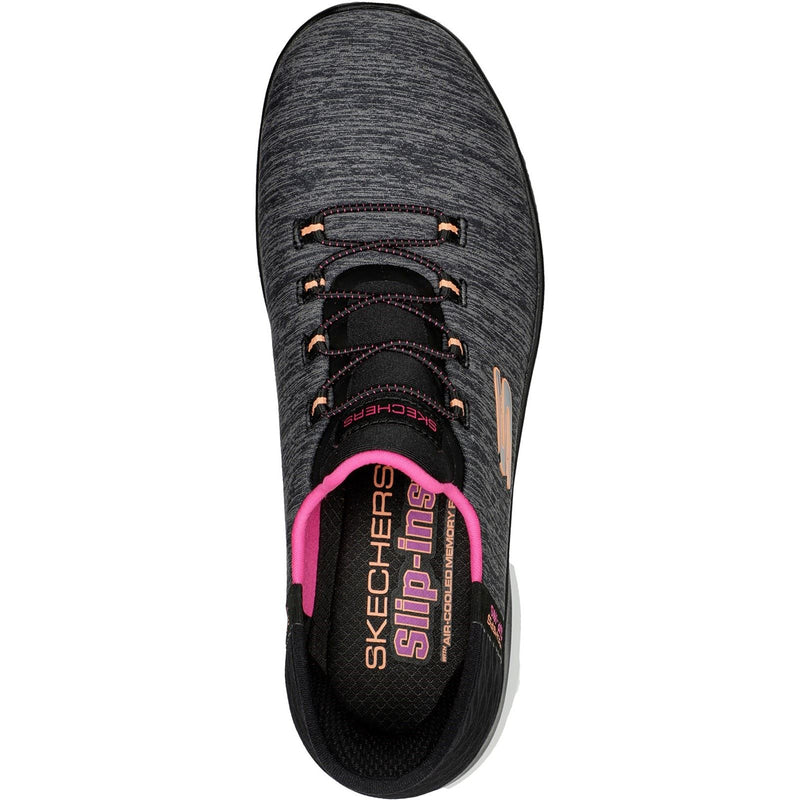 Skechers Summits Dazzling Haze Textile Damen-Sneaker In Schwarz/Mehrfarbig