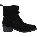 Hush Puppies Iris Damenstiefel Aus Schwarzem Wildleder