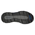 Skechers Respected Elgin Leder Herrenschuhe, Schwarze Farbe Mokassins