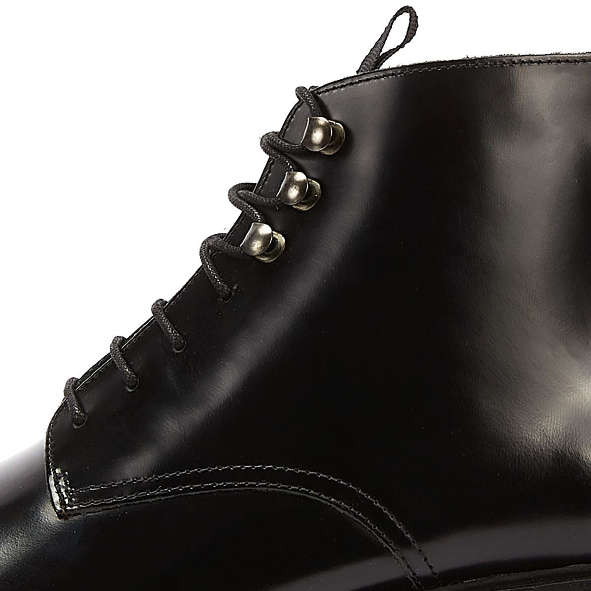 H By Hudson Battle Hi Shine Herrenstiefel Schwarz