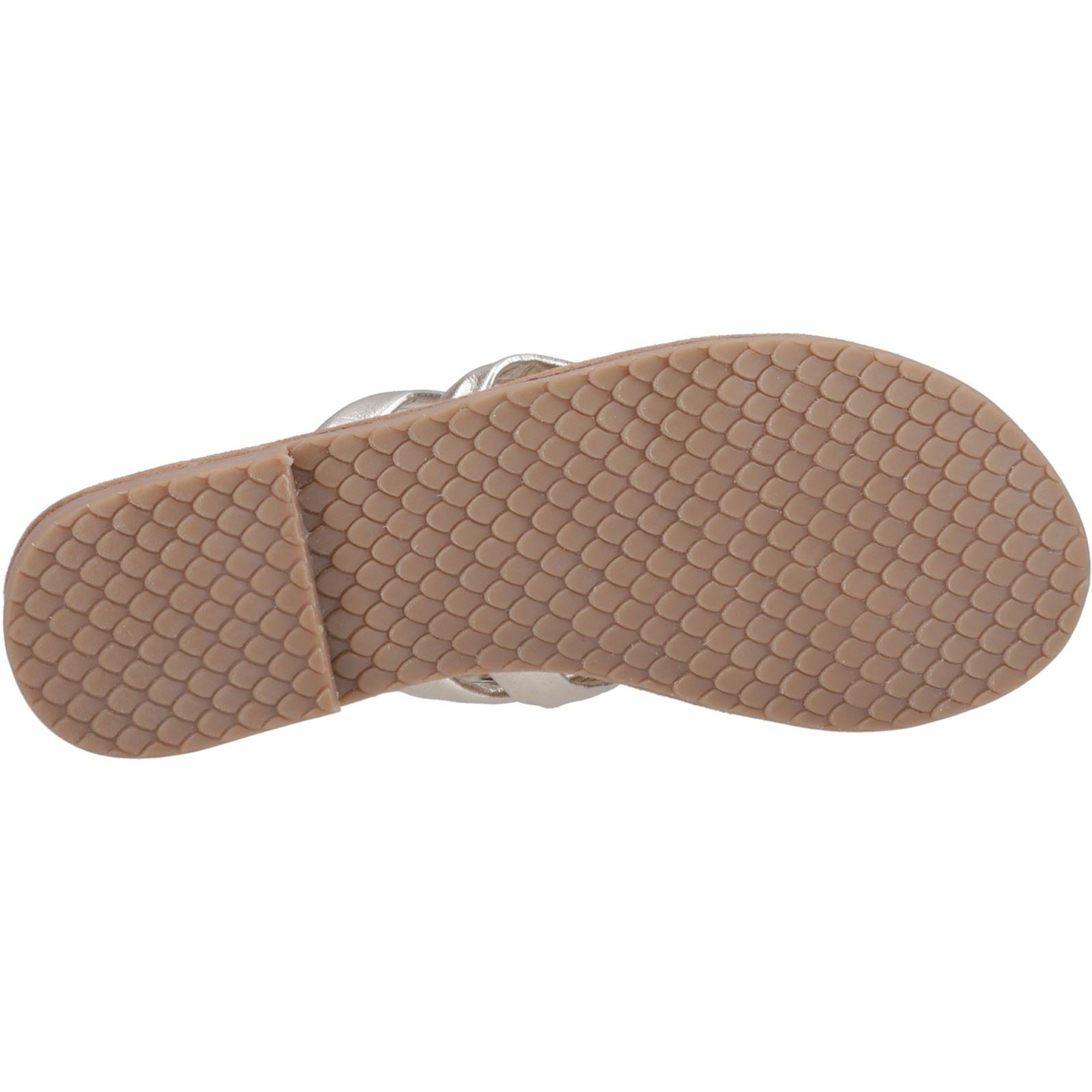 Hush Puppies Hope Damen Sandalen Aus Leder In Gold