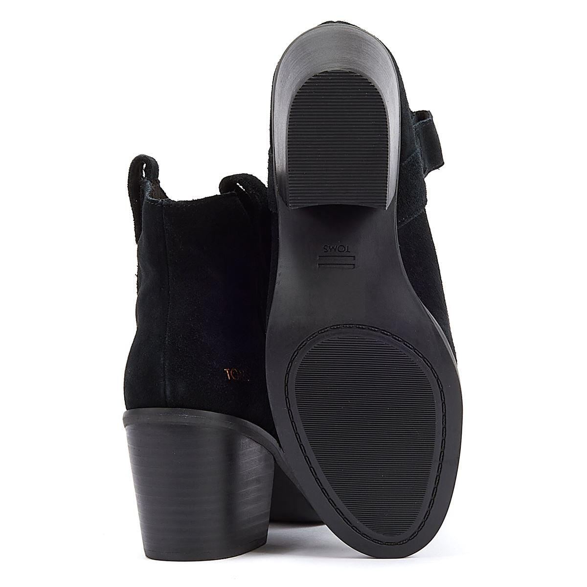 TOMS Constance Wildleder Damenstiefel In Schwarz