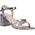 Hush Puppies Nalani Damen Sandalen aus Leder in Zinnfarben