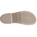Crocs Brooklyn Slide Heel Damen Sandalen In Taupe