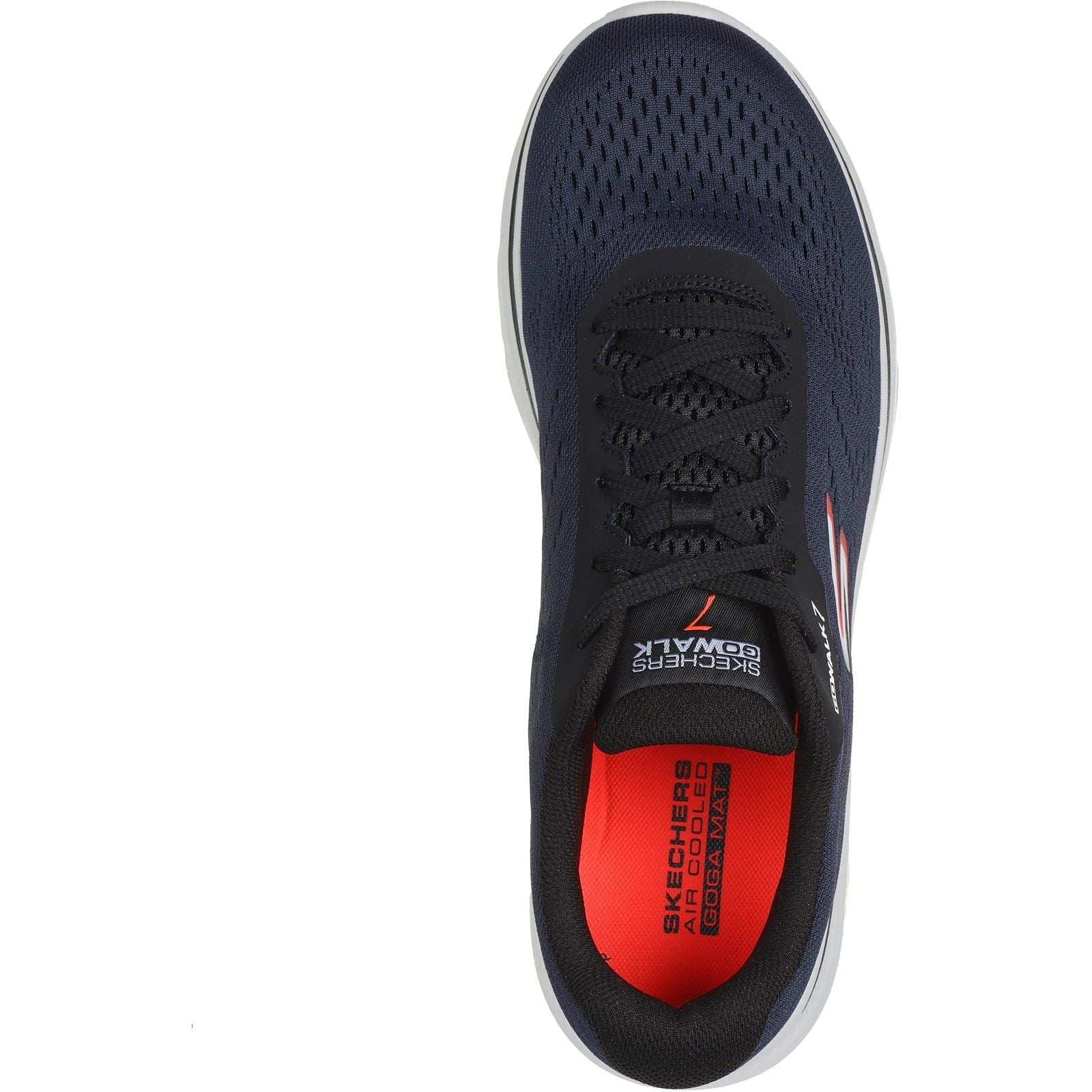 Skechers GO WALK 7 Avalo 2 Herren-Sneaker Aus Dunkelblauem/Schwarzem Stoff