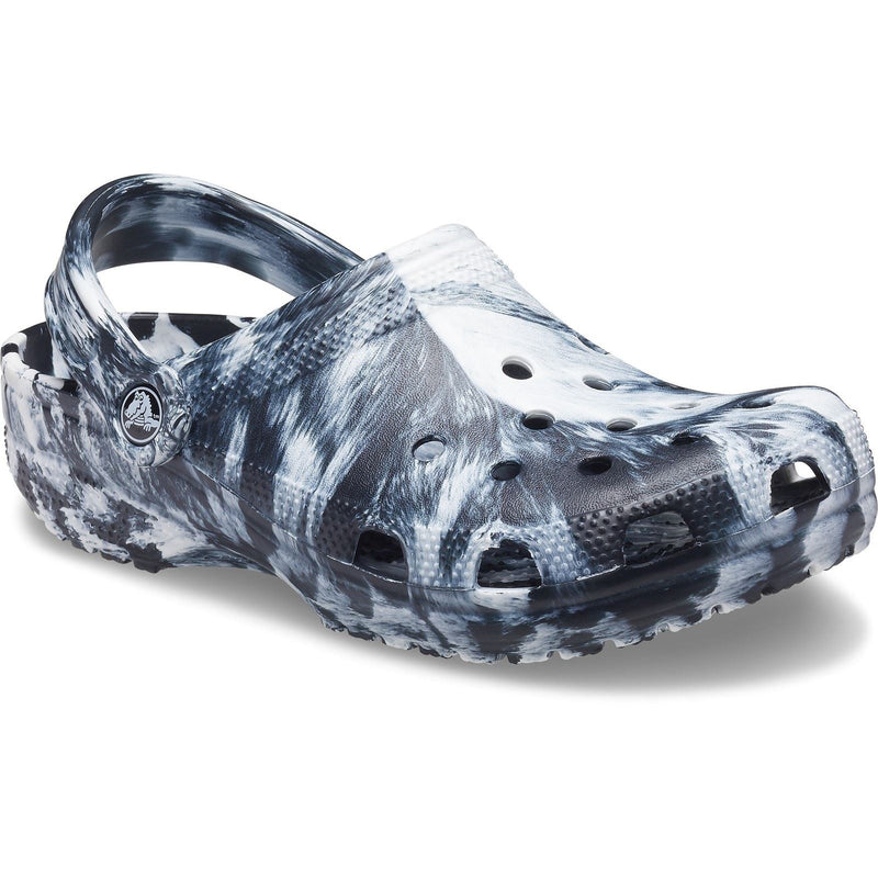 Crocs Marble Thermoplastische Weiße/Schwarze Clogs