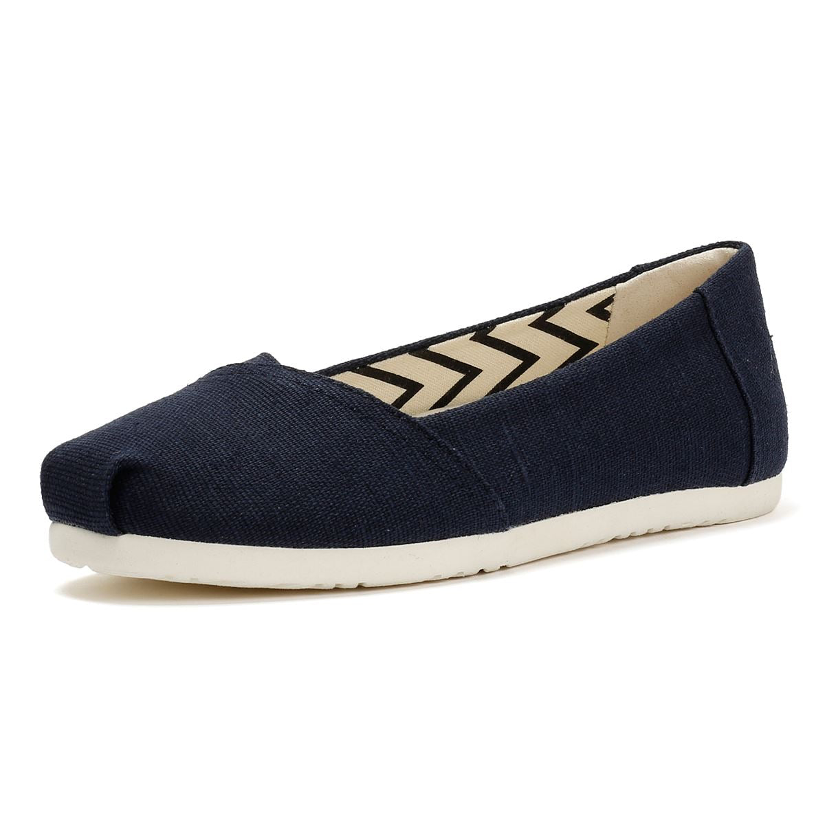 TOMS Alpargata Ballet Leinwand Damen Blau Espadrilles