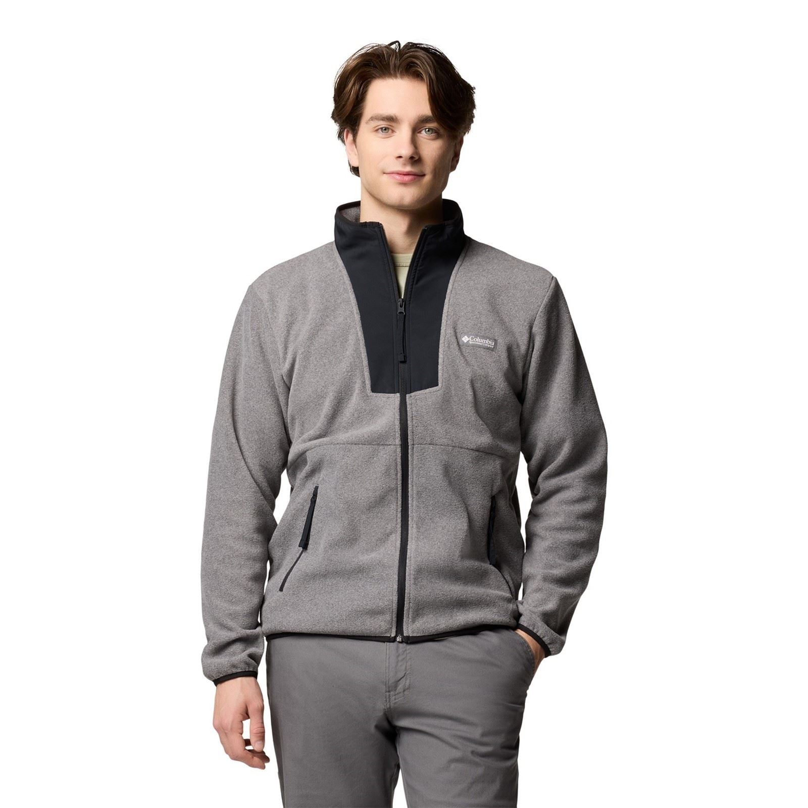 Columbia Sequoia Grove Full Zip Herren Graue Fleecejacke