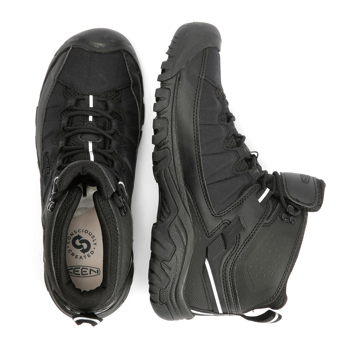 Keen Targhee EXP MID Wasserfestf Männer Schwarze Sneakers