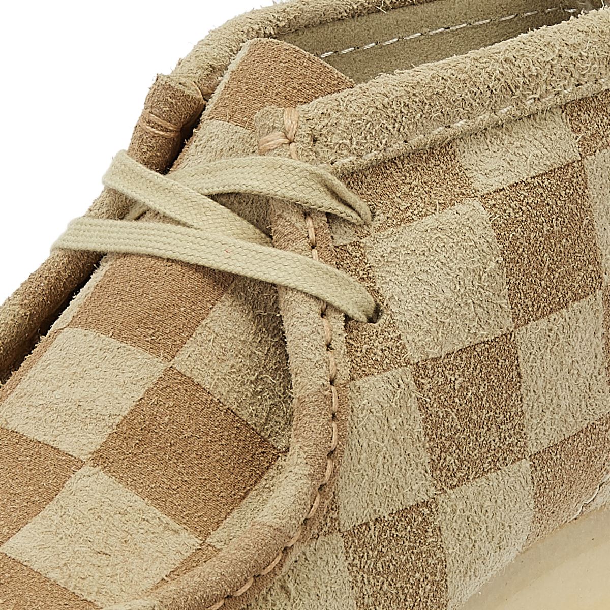 Clarks Wallabee Check Damen Stiefeletten In Beige