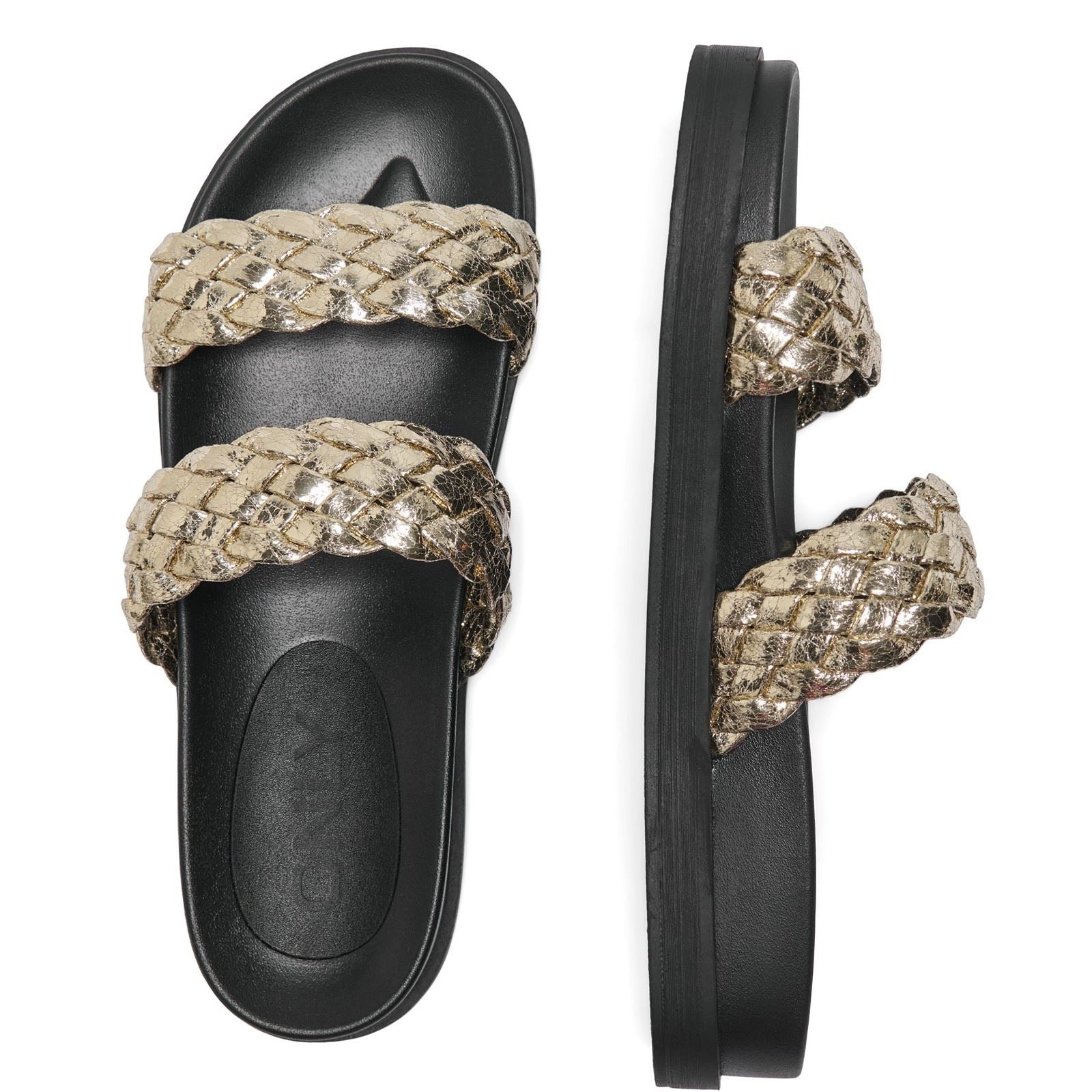 ONLY MINNIE 16 Synthetik Damen Gold Sandalen
