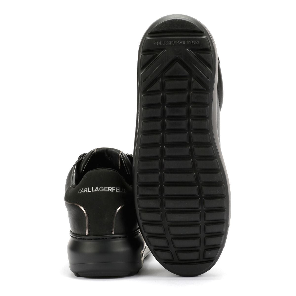 Karl Lagerfeld Kapri Lug Karl NFT Lo Lace Damen Sneaker Aus Schwarzem Leder