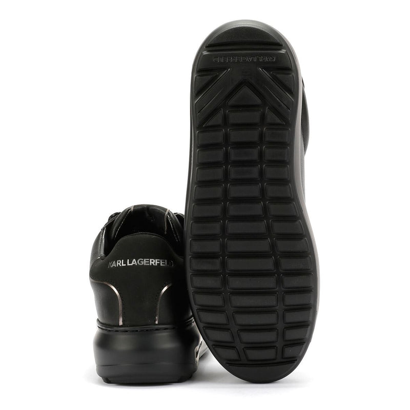 Karl Lagerfeld Kapri Lug Karl NFT Lo Lace Damen Sneaker Aus Schwarzem Leder