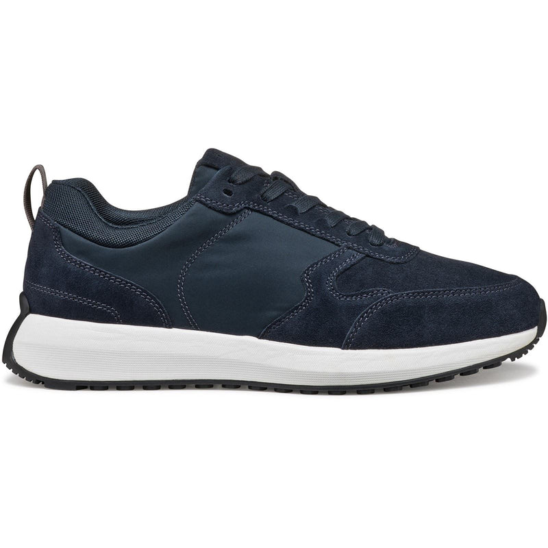Geox U VOLPIANO Herren Sneaker Aus Leder In Marineblau
