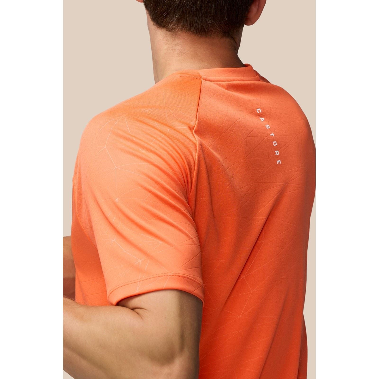 Castore Adapt Training T-Shirt Polyester Herren Orange Sportshirts