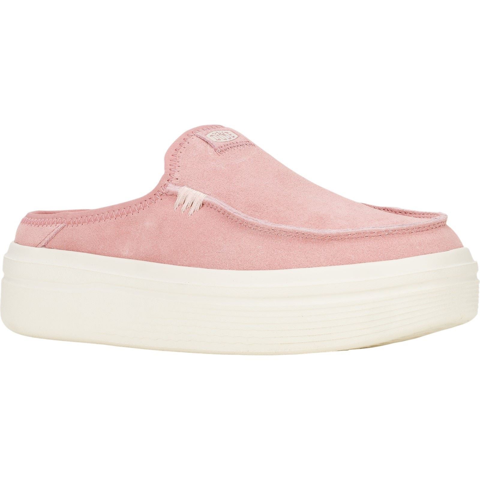 HEYDUDE Austin Lift Classic Damen Pantoletten Aus Leder Mit Rosettenapplikation