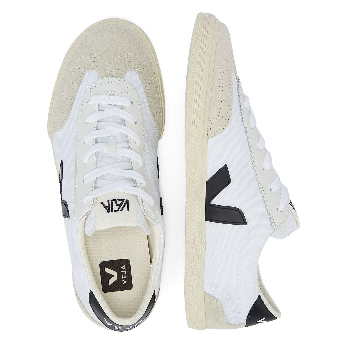 Veja Volley Damen Turnschuhe In Weiß/Schwarz