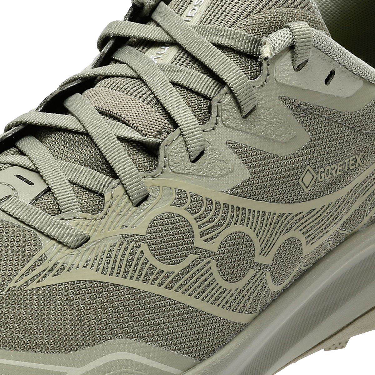 Saucony Peregrine 16 GTX Herren Grüne Sneaker