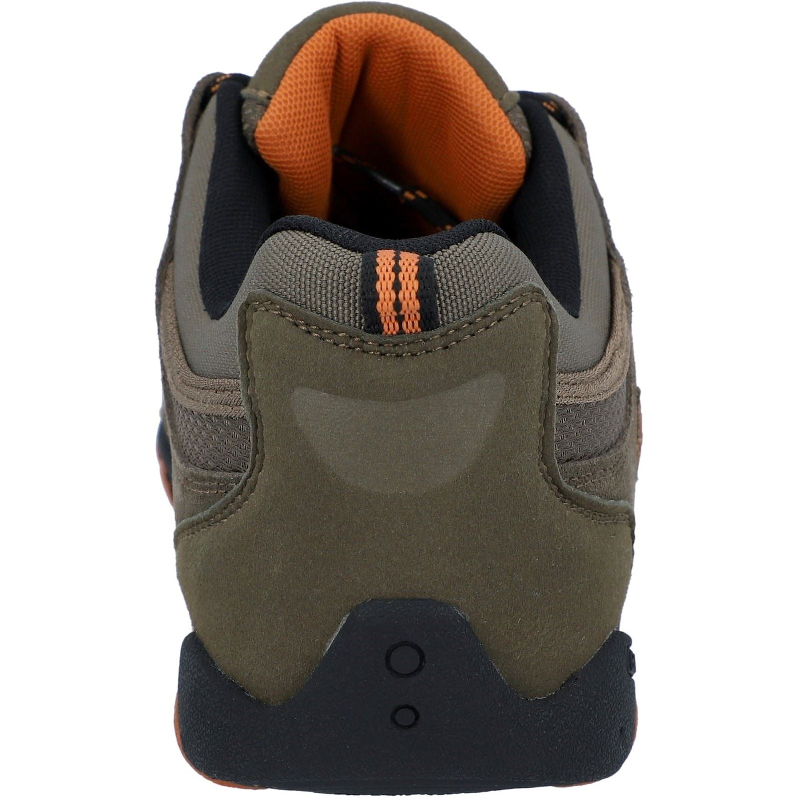 Hi-Tec Quadra II Herren Wildlederwanderschuhe in Taupe/Bruntorangefarben