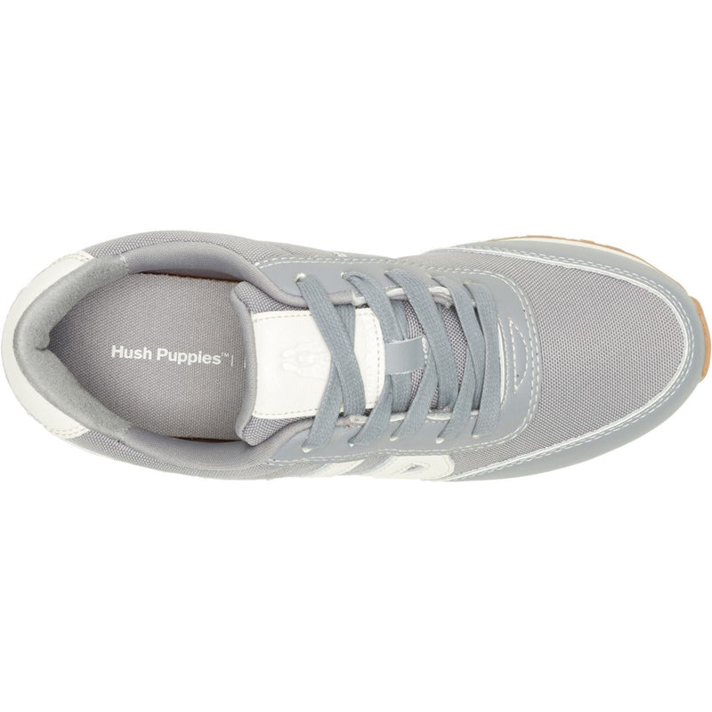 Hush Puppies Seventy8 Damen Sneaker Aus Grauem Leder